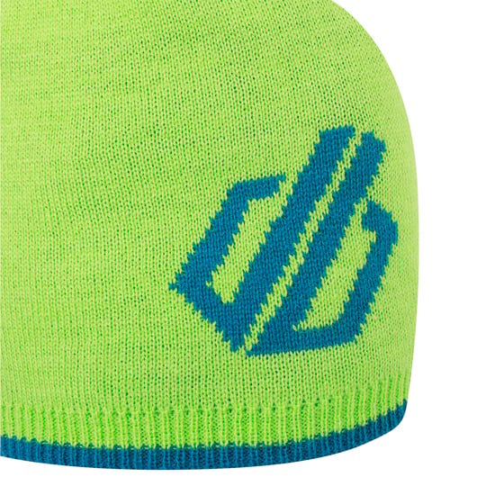 Dare 2B Childrens/Kids Frequent Beanie Hat (Green Flash/Kingfisher Blue) - Image 3