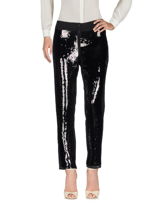 Patrizia Pepe Sera Black Sequin Trousers