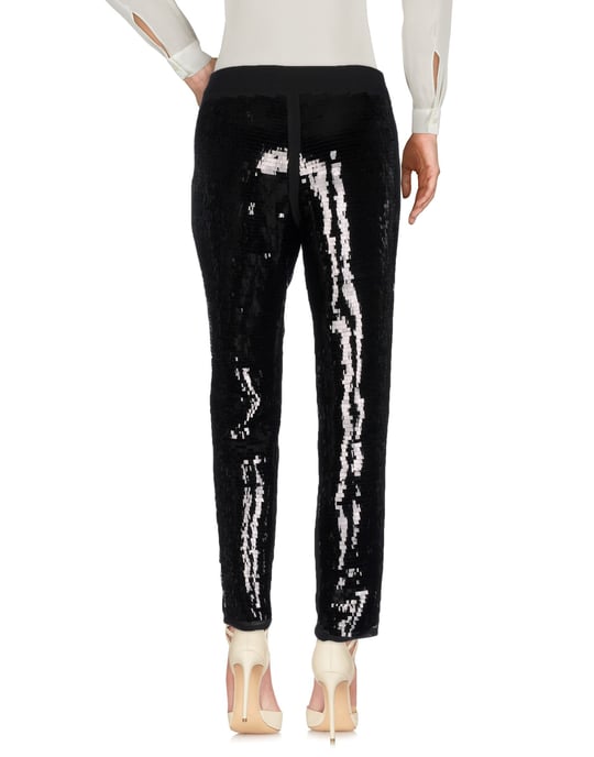 Patrizia Pepe Sera Black Sequin Trousers