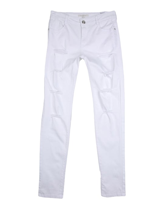Silvian Heach Girl Casual trousers White Cotton