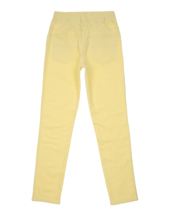 TROUSERS Monnalisa Yellow Girl Cotton