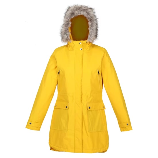 Regatta Womens/Ladies Sabinka Faux Fur Trim Parka (Sunset)
