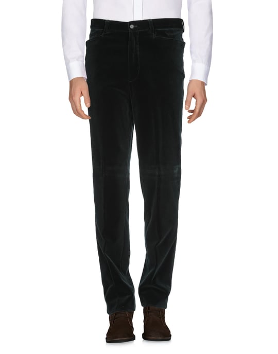 TROUSERS Seventy Sergio Tegon Dark green Man Cotton