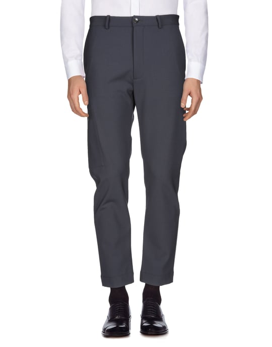 TROUSERS Nine:Inthe:Morning Dark blue Man Wool