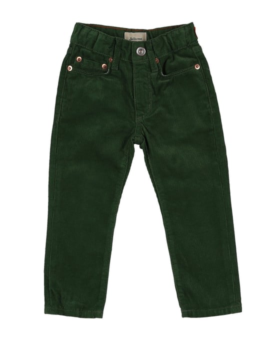 TROUSERS Bellerose Green Boy Cotton