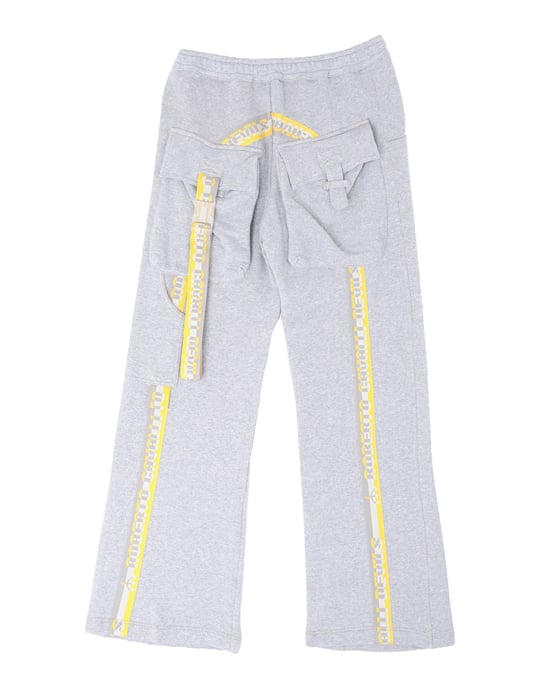 Roberto Cavalli Grey Cotton Trousers