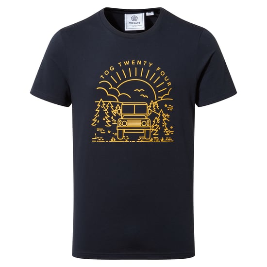 Fowler Mens T-Shirt Dark Indigo