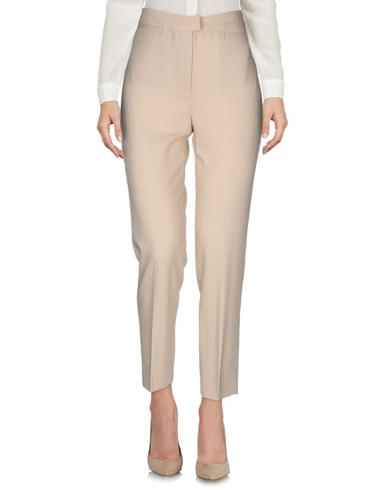 Trousers Piazza Sempione Beige Women's Virgin Wool