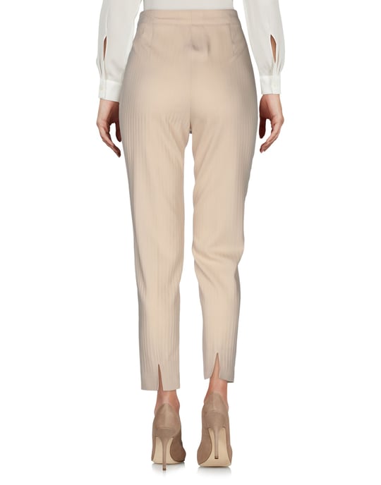 Trousers Piazza Sempione Beige Women's Virgin Wool
