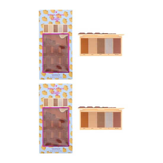 Revolution I Heart Revolution Waffle Face Palette 5 x 3.6g x 2