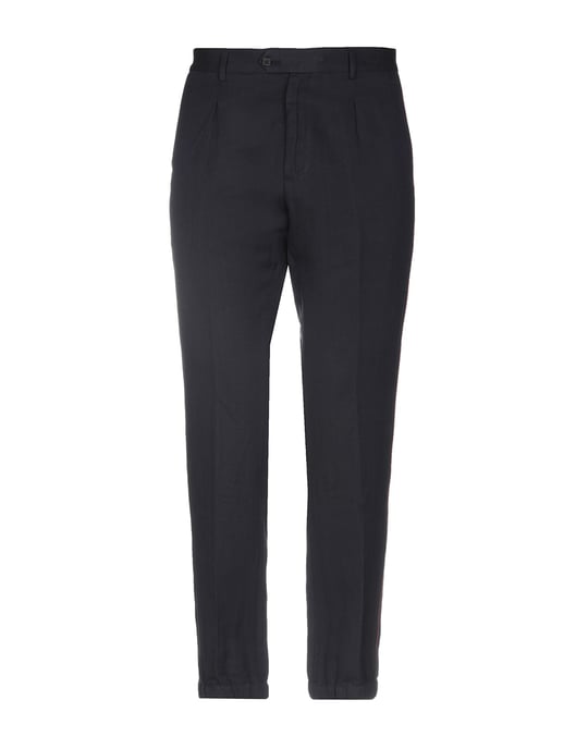 Roberto Cavalli Dark Blue Cotton Trousers