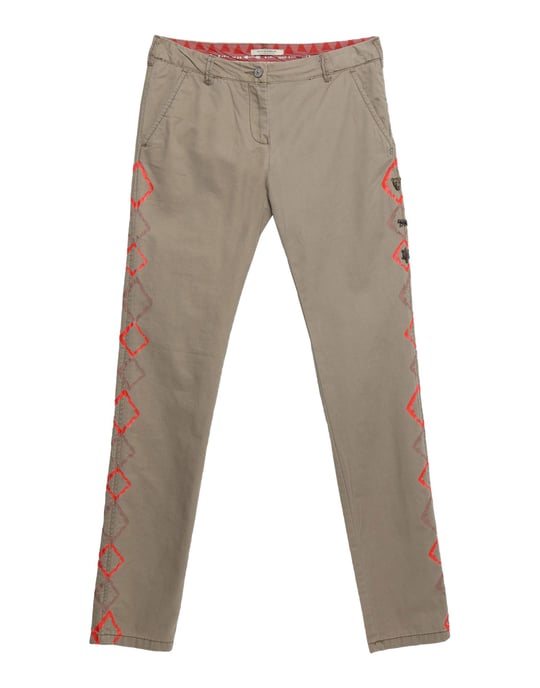 TROUSERS Girl Scotch R'Belle Khaki Cotton