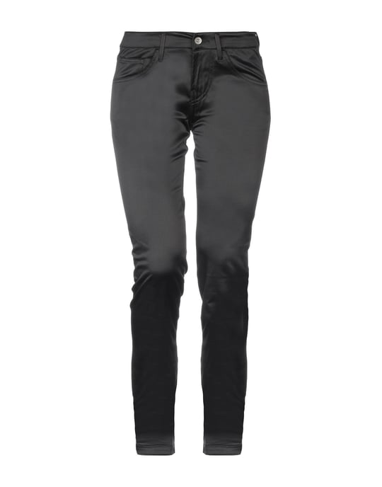Fornarina Black Satin Tapered Leg Trousers