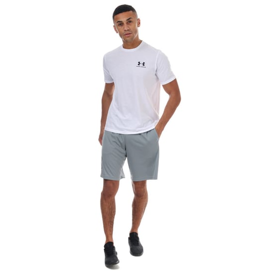 Men's Under Armour Sportstyle Left Chest Short Sleeve T-Shirt in White - Image 3