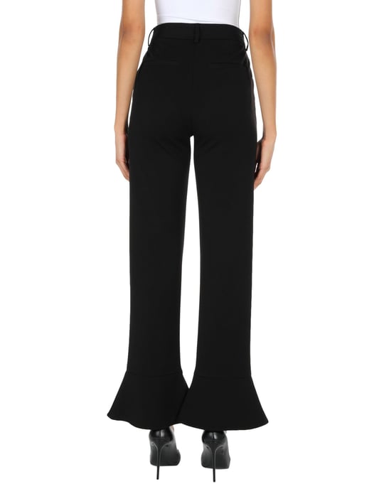 French Connection Black Kick Flare Trousers