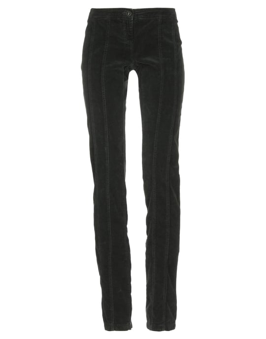 Patrizia Pepe Dark Green Cotton Velvet Trousers