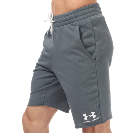 Men's Under Armour Sportstyle Terry Shorts in Grey