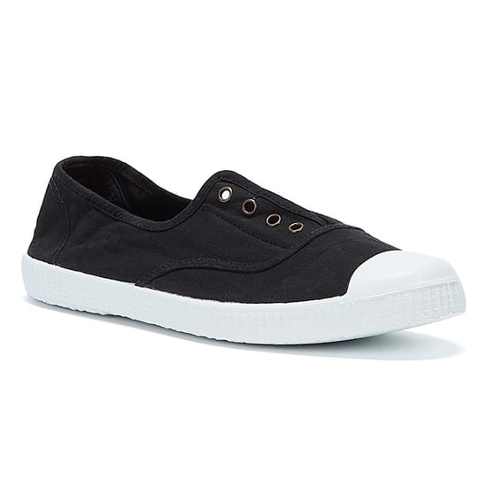 Victoria Inglesa Elastico Womens Trainers - (Black) - Image 2