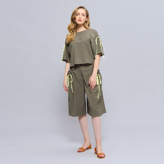 Tulip sleeves crop top - Image 5