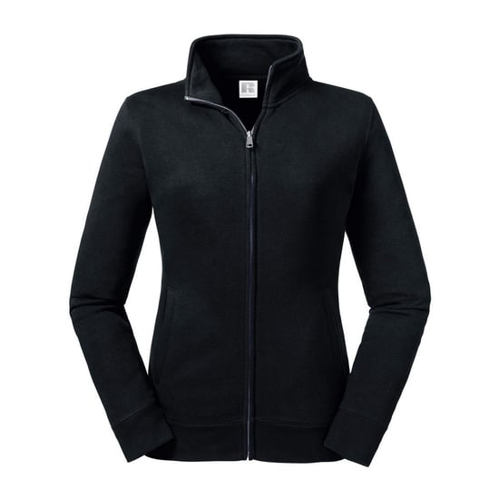 Russell Womens/Ladies Authentic Sweat Jacket (Black) - Image 1