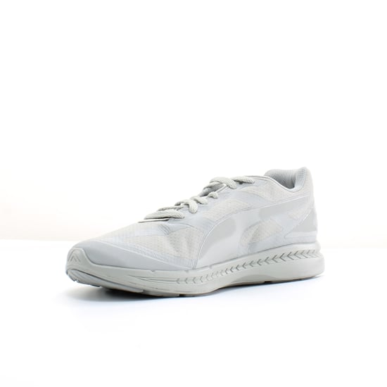 Puma Ignite Matt & Shine Grey Synthetic Mens Lace Up Trainers 359718 03
