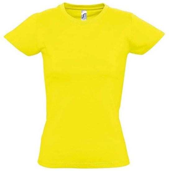 SOLS Dames/dames Imperial Heavy Short Sleeve T-Shirt (Citroen) - Image 2