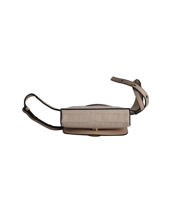 Chloe C Belt Bag in Light Pink Crocodile Embossed Leather - Image 5