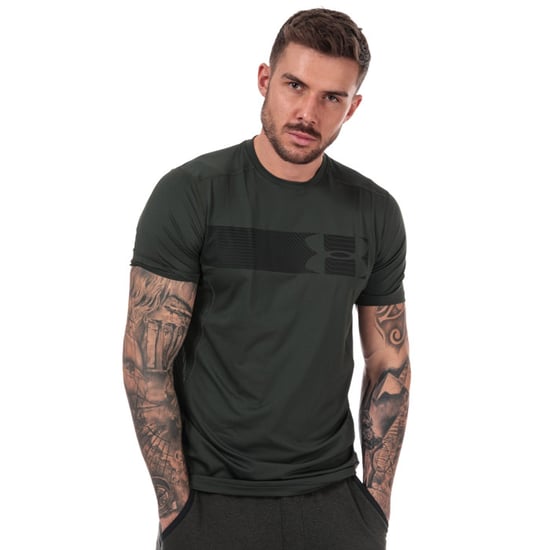 Men's Under Armour Raid Graphic T-Shirt in Green - Image 1