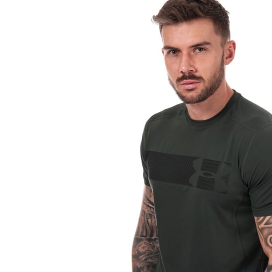 Men's Under Armour Raid Graphic T-Shirt in Green - Image 5