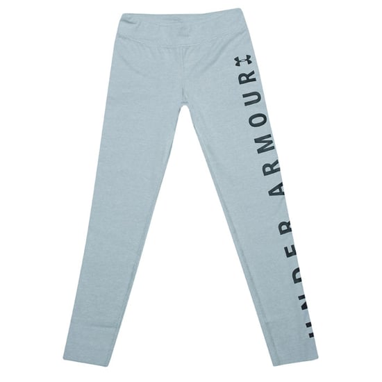 Girl's Under Armour Junior SportStyle Branded Leggings in Grey - Image 1