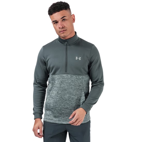 Men's Under Armour Armour Fleece 1/2 Zip Sweatshirt in Grey