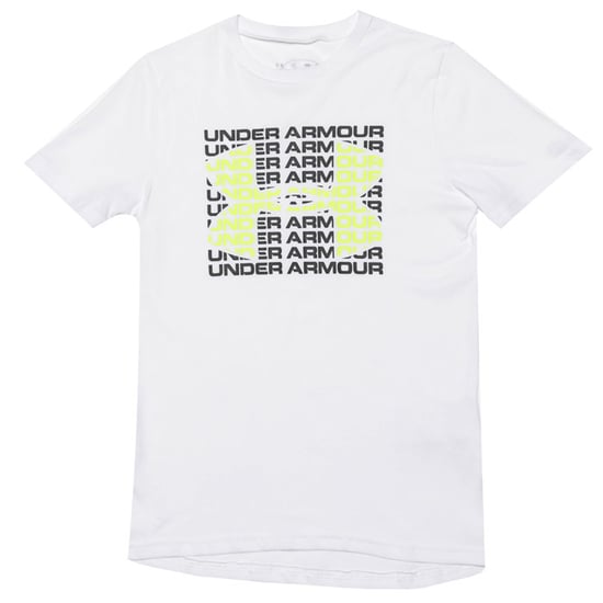 Boys' Under Armour Junior Wordmark T-Shirt in White - Image 1