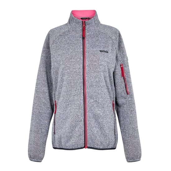 Regatta Womens/Ladies Ravenhill Full Zip Fleece Top (White/Flamingo Pink)