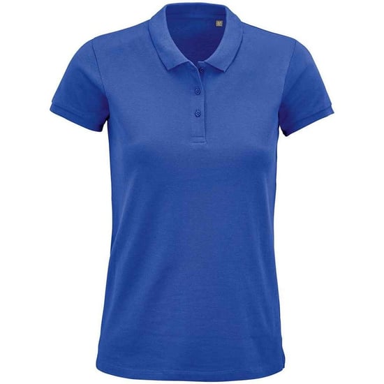 SOLS Womens/Ladies Planet Organic Polo Shirt (Royal Blue) - Image 1