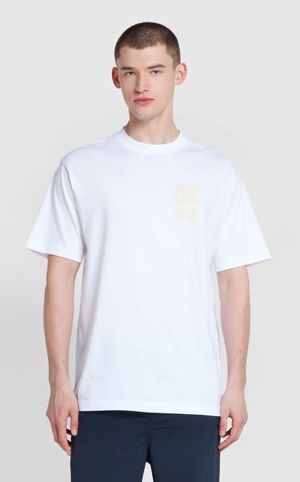 Blond Graphic T-shirt White