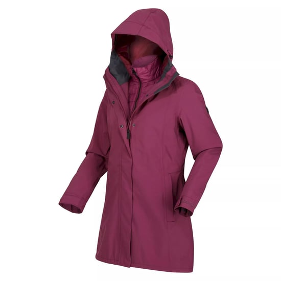 Regatta Womens/Ladies Denbury III 2 In 1 Waterproof Jacket (Amaranth Haze)