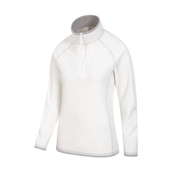 Mountain Warehouse Dames/Dames Montana Half Zip Fleece Top (Beige) - Image 4