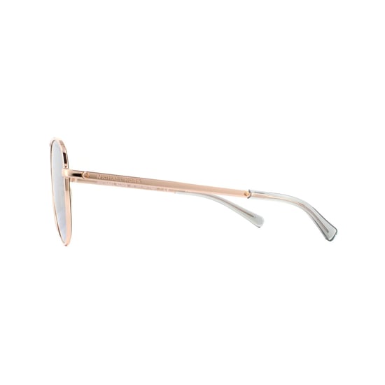 Michael Kors Sunglasses San Diego 1045 11086G Rose Gold Silver Mirror