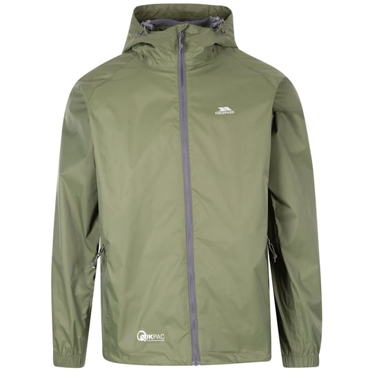 Trespass Adults Unisex Qikpac Packaway Waterproof Jacket (Moss)