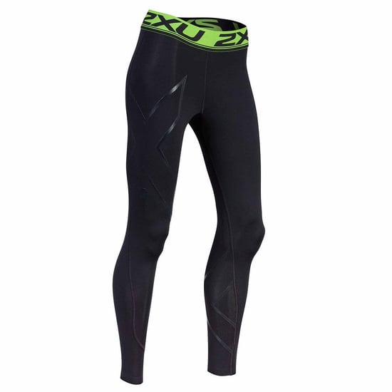 2XU Refresh Recovery Compression Womens Black/Green Tights
