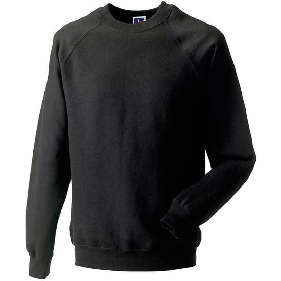 Russell Heren Spotshield Raglan Sweatshirt (Zwart) - Image 1