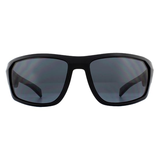 Tommy Hilfiger Wrap Mens Mattele Zwart grijze zonnebril - Image 1