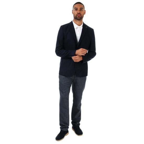 Men's Ted Baker Glen Semi Plain Wool Blazer in Navy