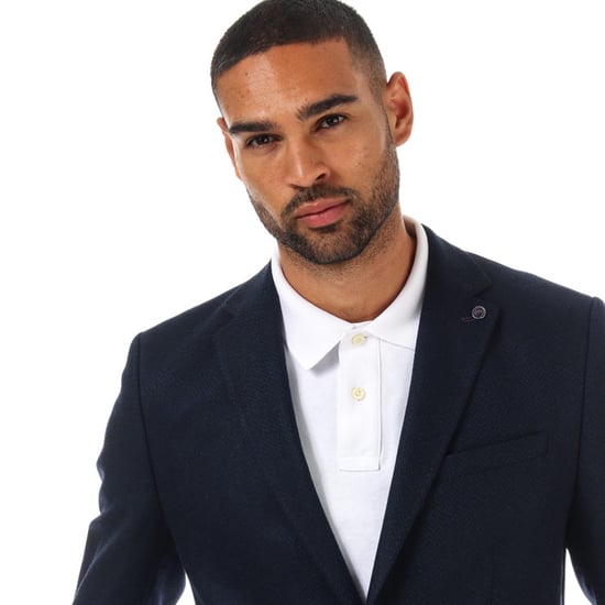 Men's Ted Baker Glen Semi Plain Wool Blazer in Navy