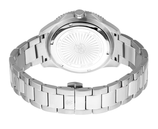RC5G013M0095 Roberto Cavalli Mens Quartz Stainless Steel Dark Blue 10 ATM 44 mm Watch