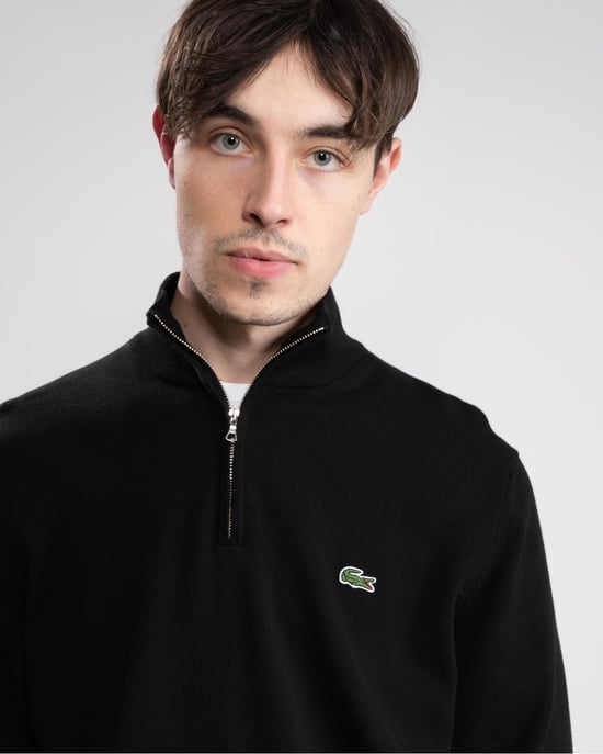 Lacoste Half Zip Logo Mens Sweatshirt