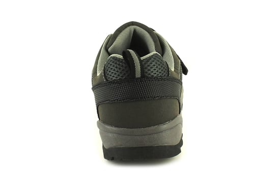 Mans Gentlemans Exercise Grey Black Hook And Loop Hikers Comfy touch fastening