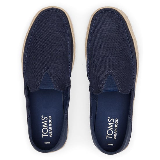 TOMS Alonso Jute Heren Espadrilles Navy - Image 4