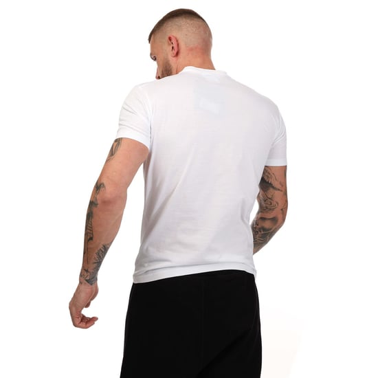 Men'S Dsquared2 Maple Leaf Logo T-Shirt In White - Image 2