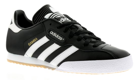 Adidas Samba Super Black Textile Leather Indoor Soccer Shoes Trainers - Image 1